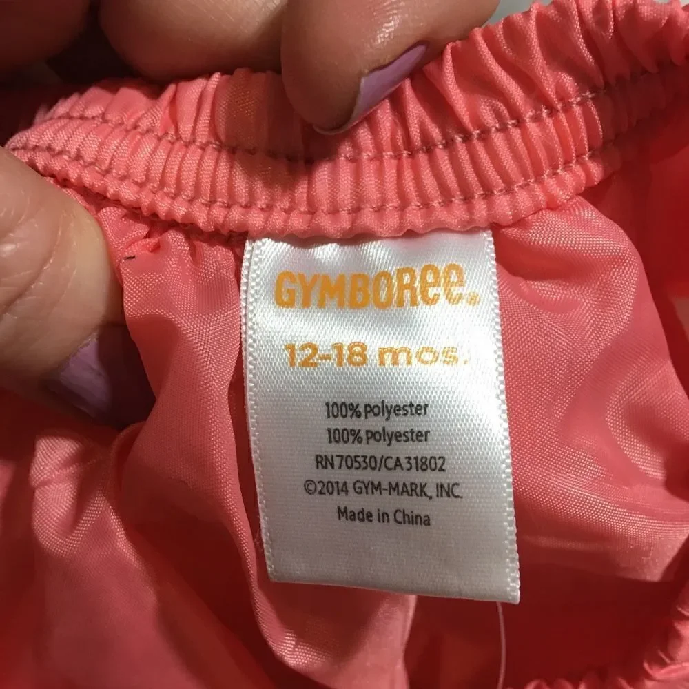 Gymboree peach tutu flower skirt